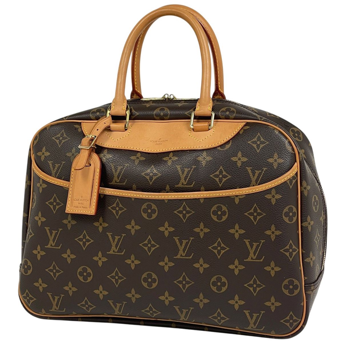 ルイ・ヴィトン Louis Vuitton ドーヴィル ボーリングヴァニティ ハンドバッグ モノグラム ブラウン M47270 レディース 【中古】