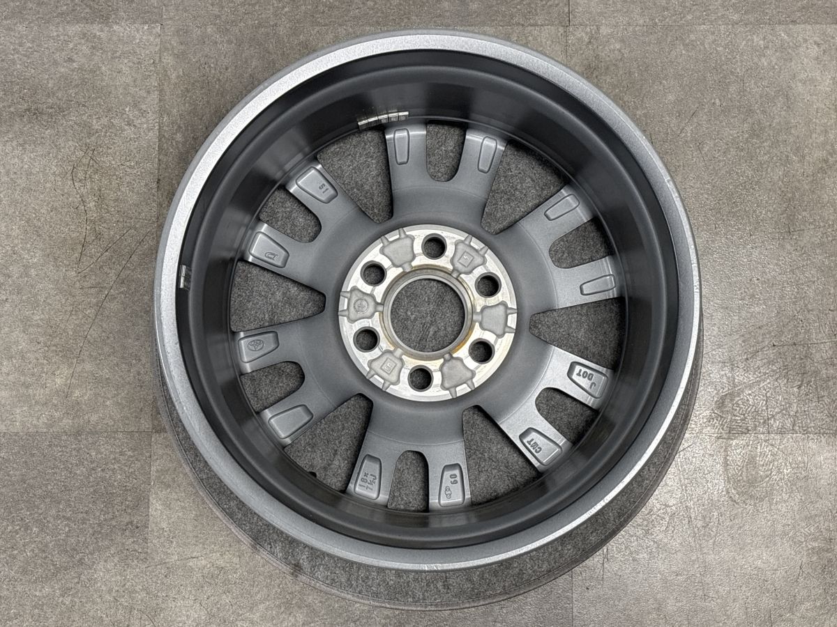 新車外し 美品】トヨタ ランドクルーザー250 VX 純正 18in 7.5J +60