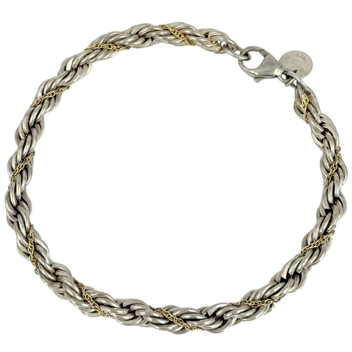 Tiffany ティファニー コンビ ツイスト ブレスレット シルバー925