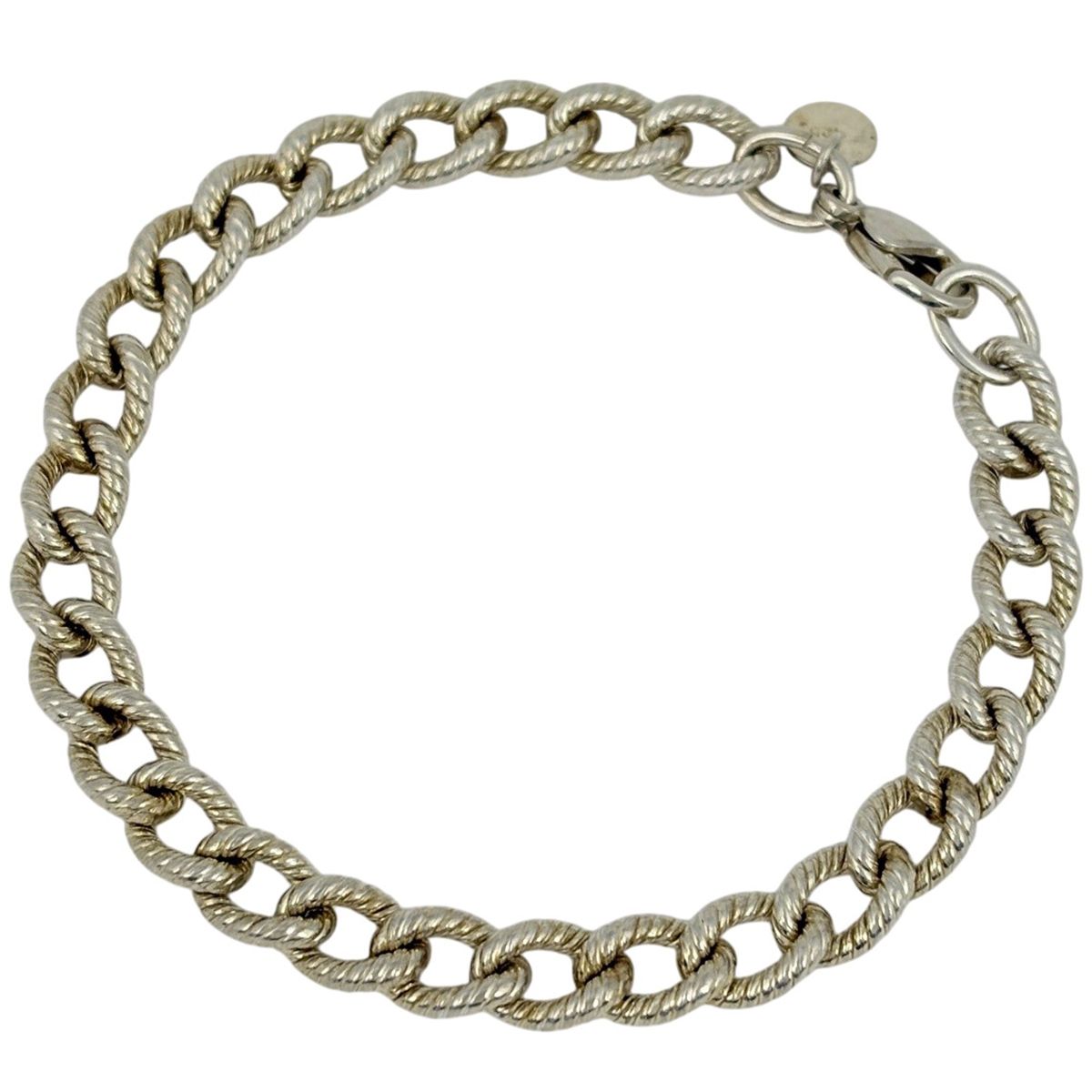 ティファニー TIFFANY&Co. ツイスト ロープ チェーン ブレスレット シルバー925 シルバー レディース 【中古】