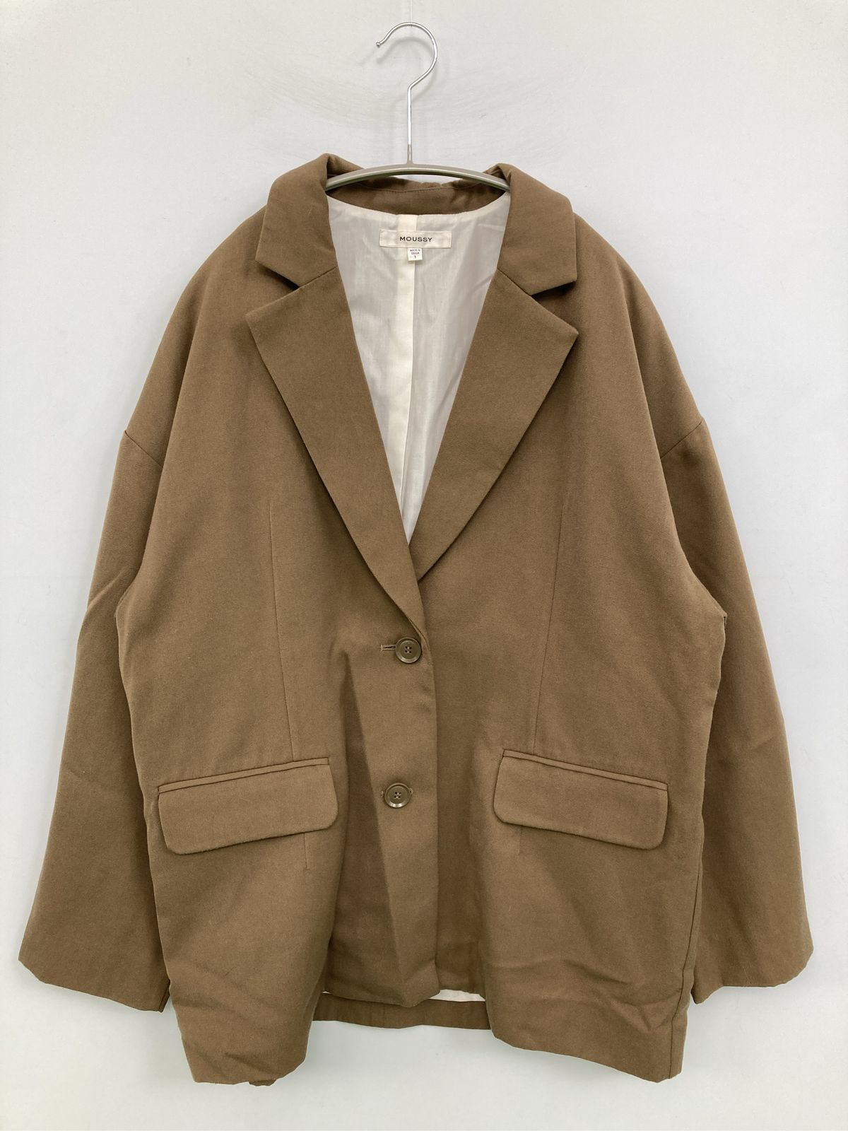 MOUSSY マウジー セットアップ 1 ブラウン 無地 シングル レディース