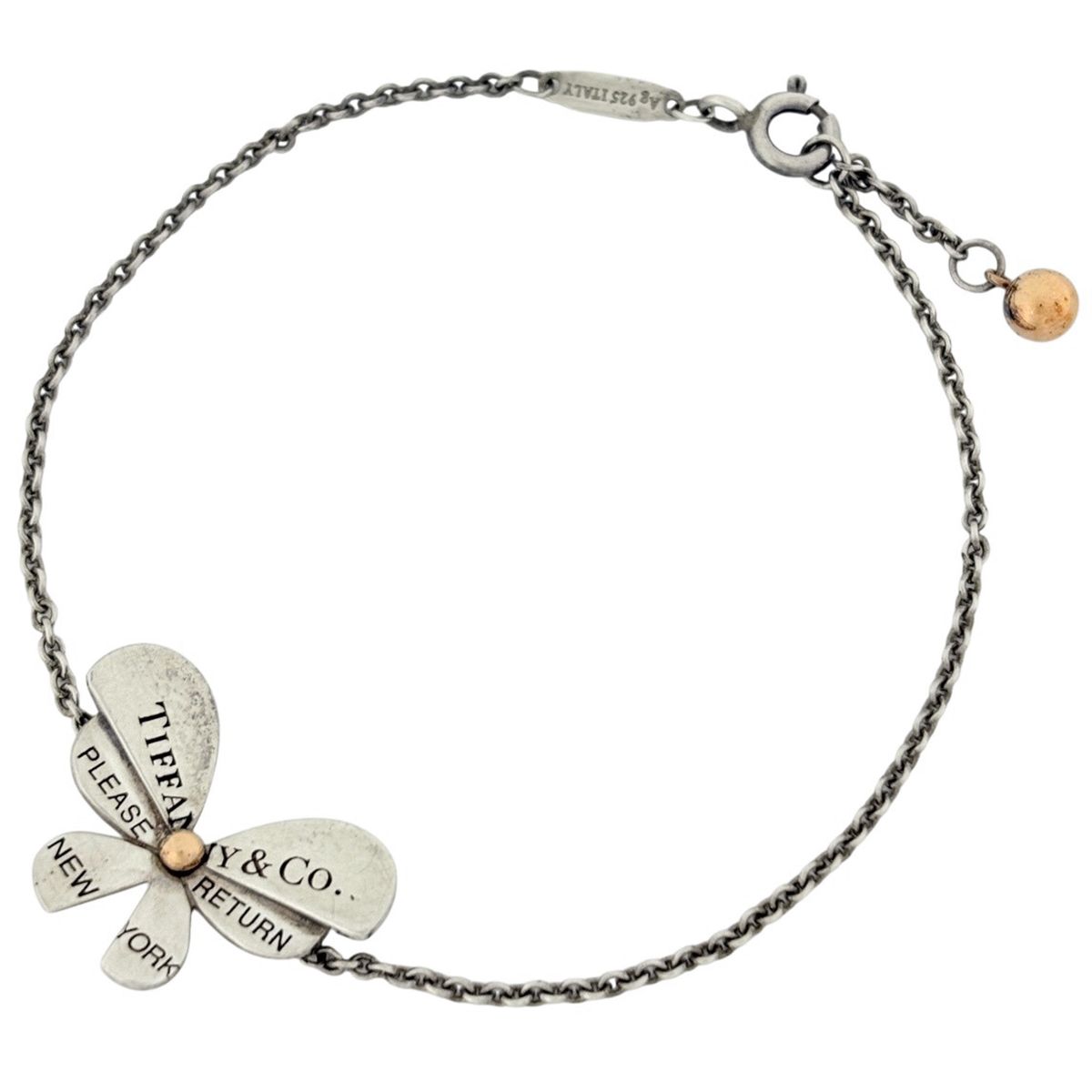 ティファニー TIFFANY&Co. リターン トゥ ティファニー ラブ バグズ バタフライ K18 シルバー925 750 シルバー レディース 【中古】