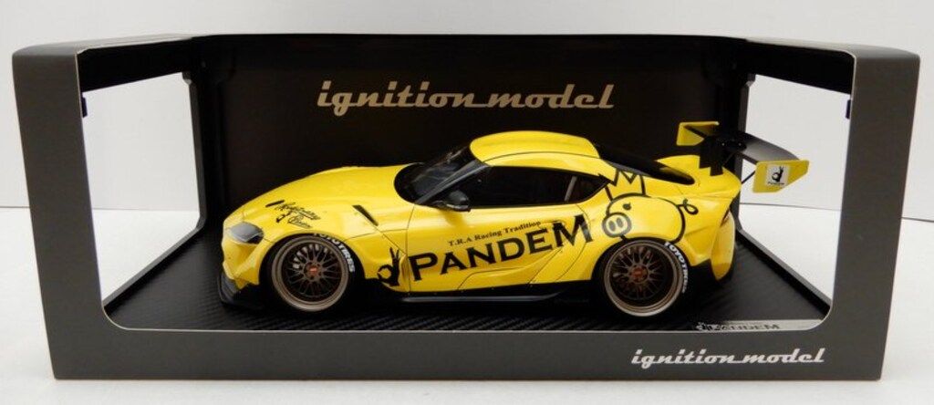 ignition model 1/18 PANDEM Supra (A90) Yellow