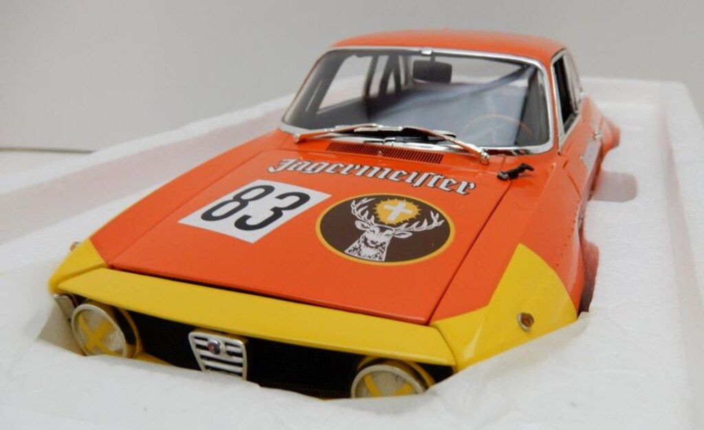 PAUL'S MODEL ART 1/18 MINICHAMPS Alfa Romeo GTA 1300 Junior 'Jagermeister' R.Maschke DRM 1972 10072128