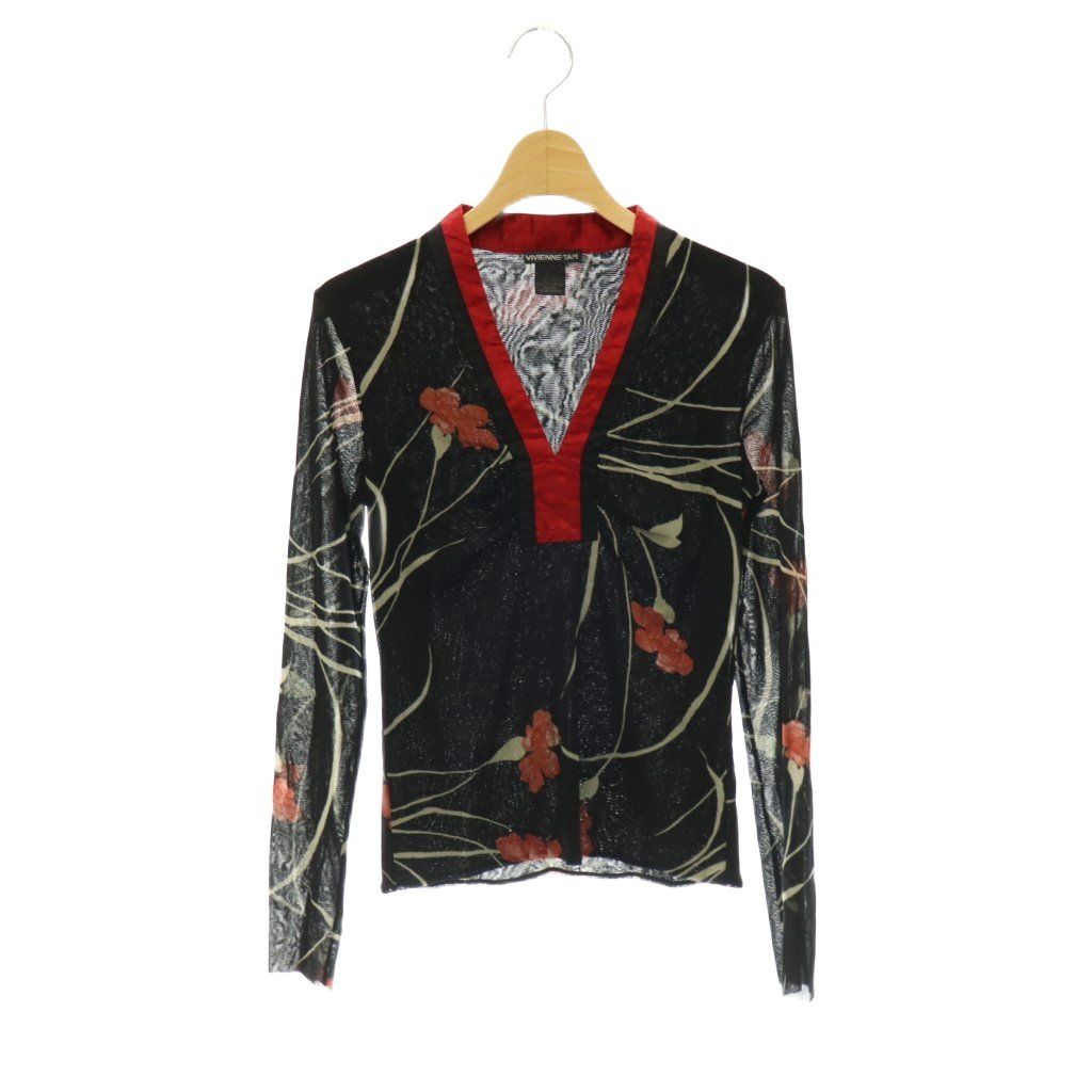 ヴィヴィアンタム VIVIENNE TAM パワーネットフラワープリント