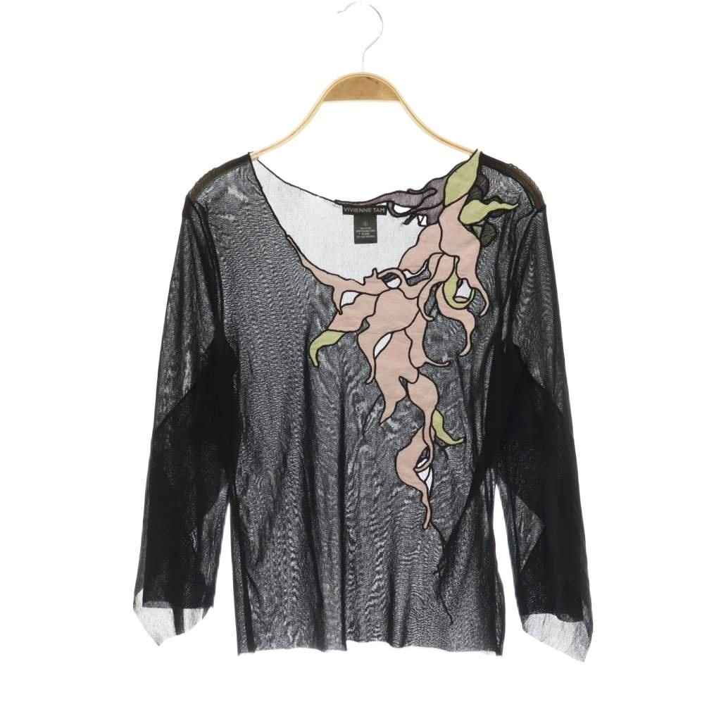 ヴィヴィアンタム VIVIENNE TAM パワーネット刺繍デザインカットソー
