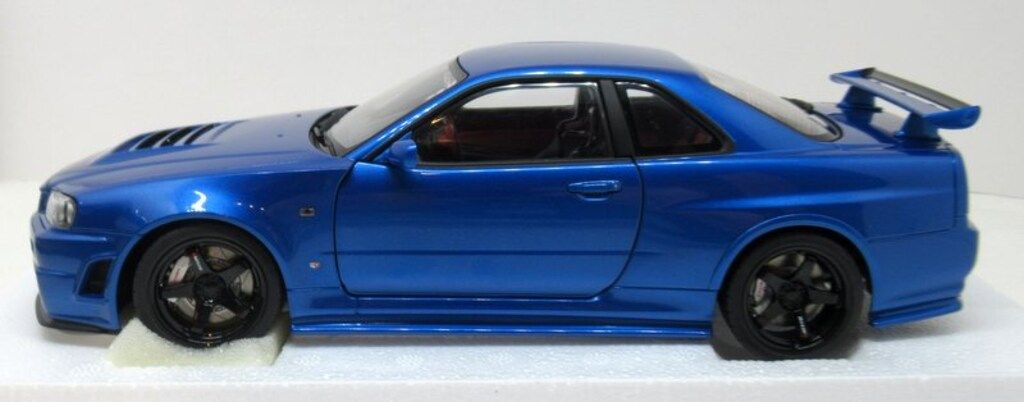 AUTOart 1/18 オートアート・コンポジットモデル NISMO R34 GT-R Z-tune (BAYSIDE BLUE) 77462