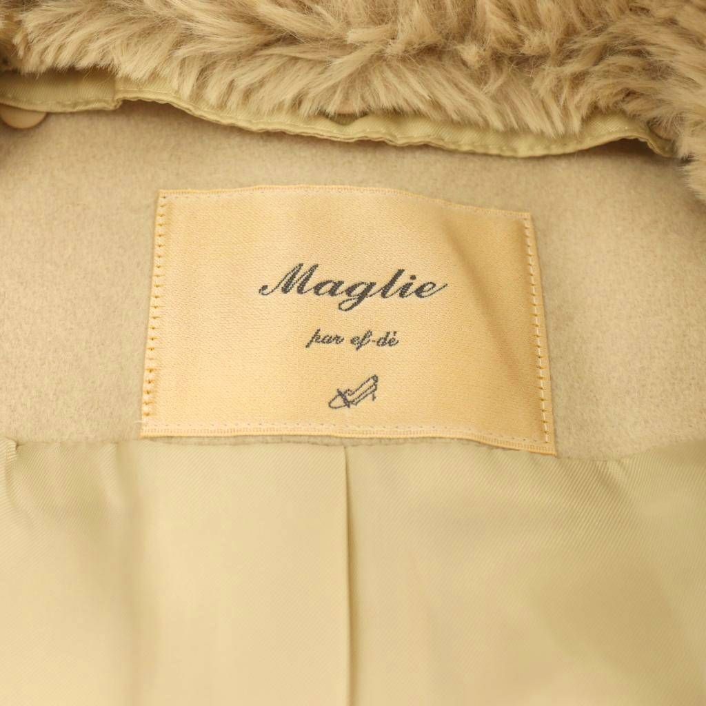 マーリエパーエフデ Maglie par ef-de ショートコート フェイクファー