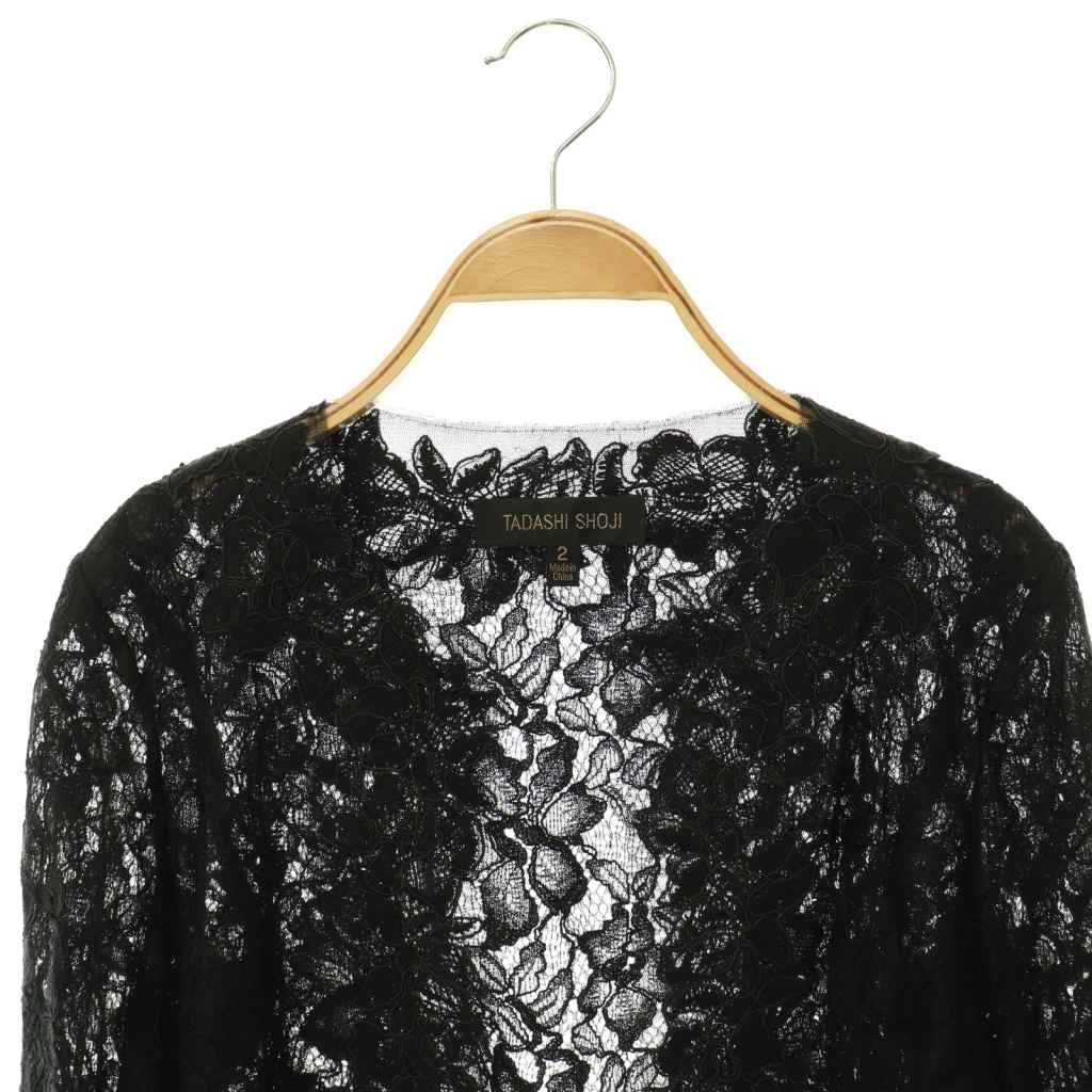 タダシショージ TADASHI SHOJI レースショートボレロ カーディガン 七