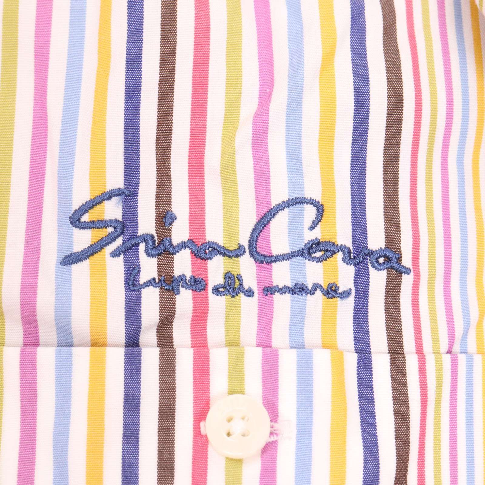 SINACOVA シナコバ 春夏 ロゴ刺繍&ワッペン☆ 半袖 ボタンダウン