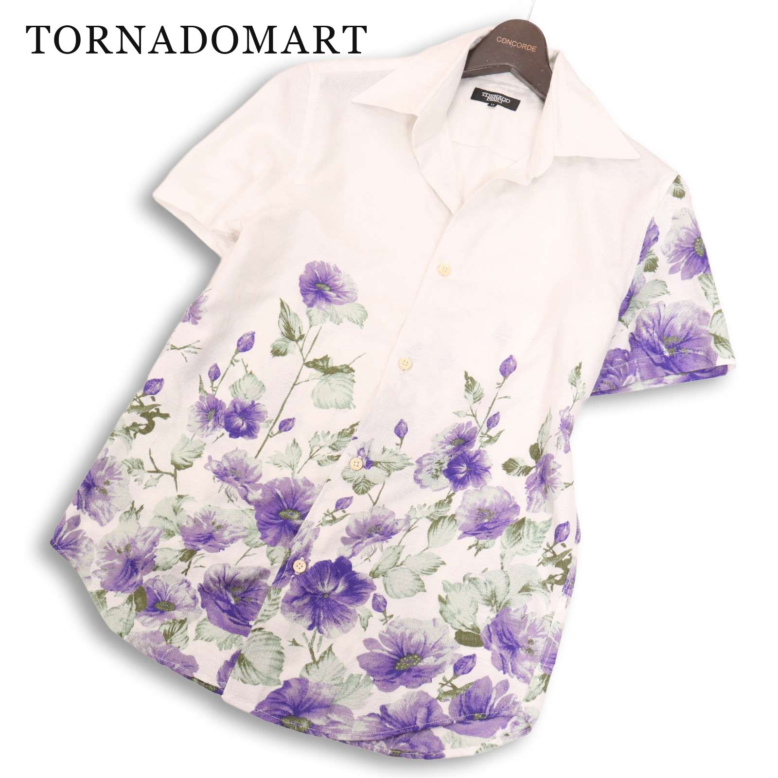 Y2K 00s☆ TORNADOMART トルネードマート 春夏☆ 半袖 花柄 フラワー柄