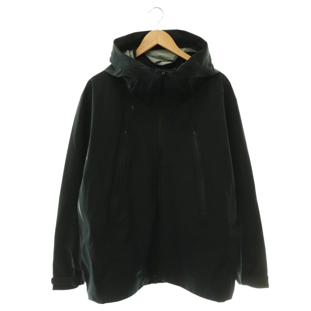 デサント DESCENTE ALLTERRAIN ナイロンジャケット UNITED ARROWS ジップアップ フード O ブラック /DO ■OS