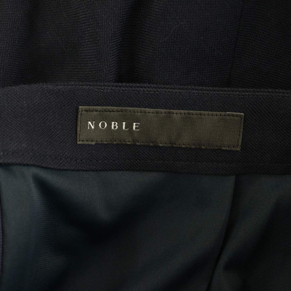ノーブル NOBLE 25SS ヘムフレアマキシスカート ロング リネン混 36