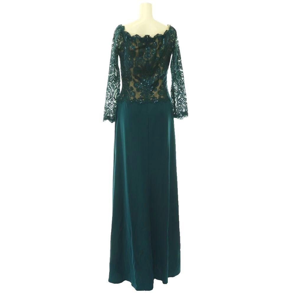新品 TADASHI SHOJI 総レース スパンコール チュールレース ドレス タダシショージ TADASHI SHOJI スパンコールチュールロングドレス