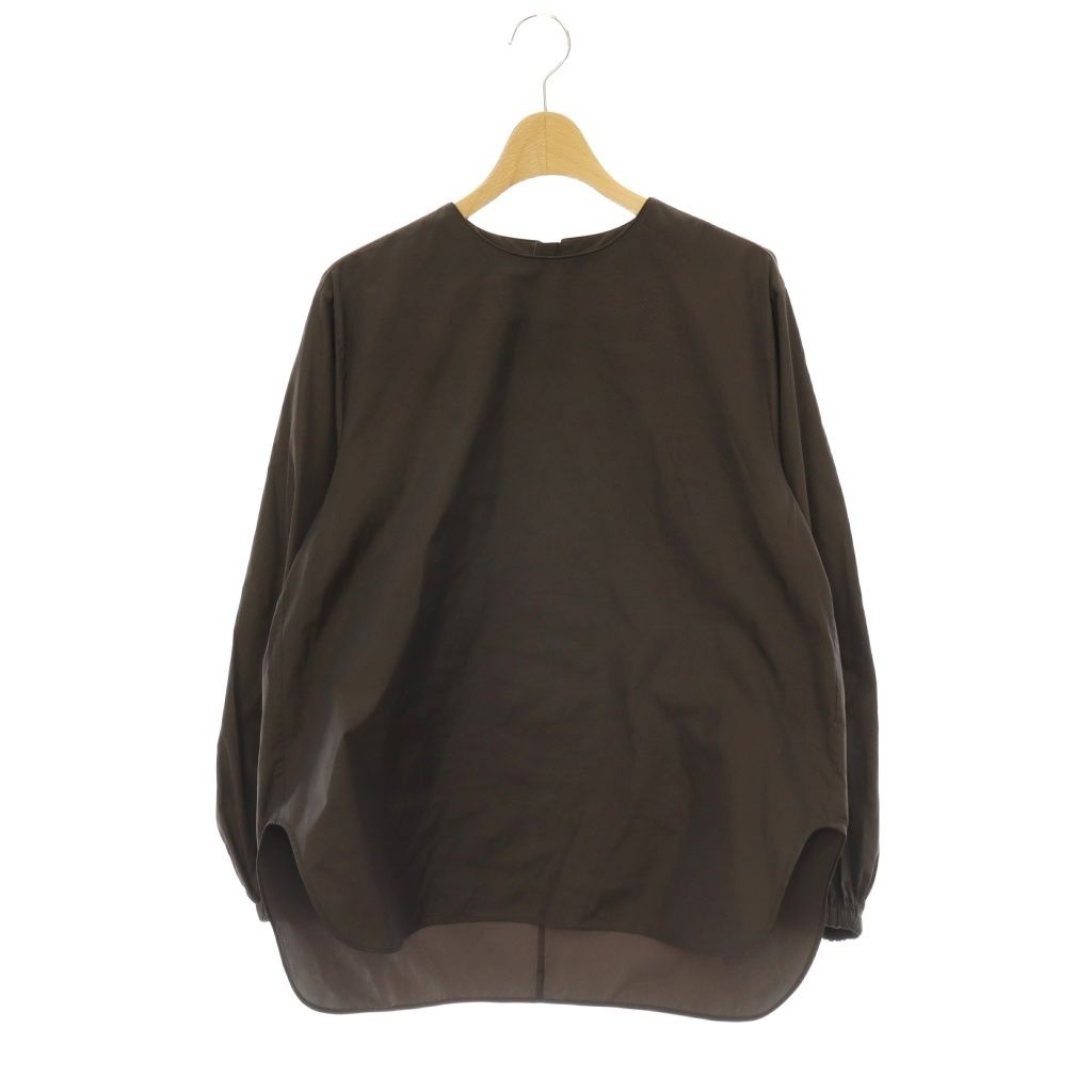 エブール ebure 25AW マイクロタフタブラウス プルオーバー 
