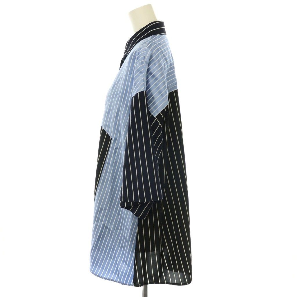 エンフォルド ENFOLD サンプル品 26SS TUCK COLLAGE SHIRT シャツ