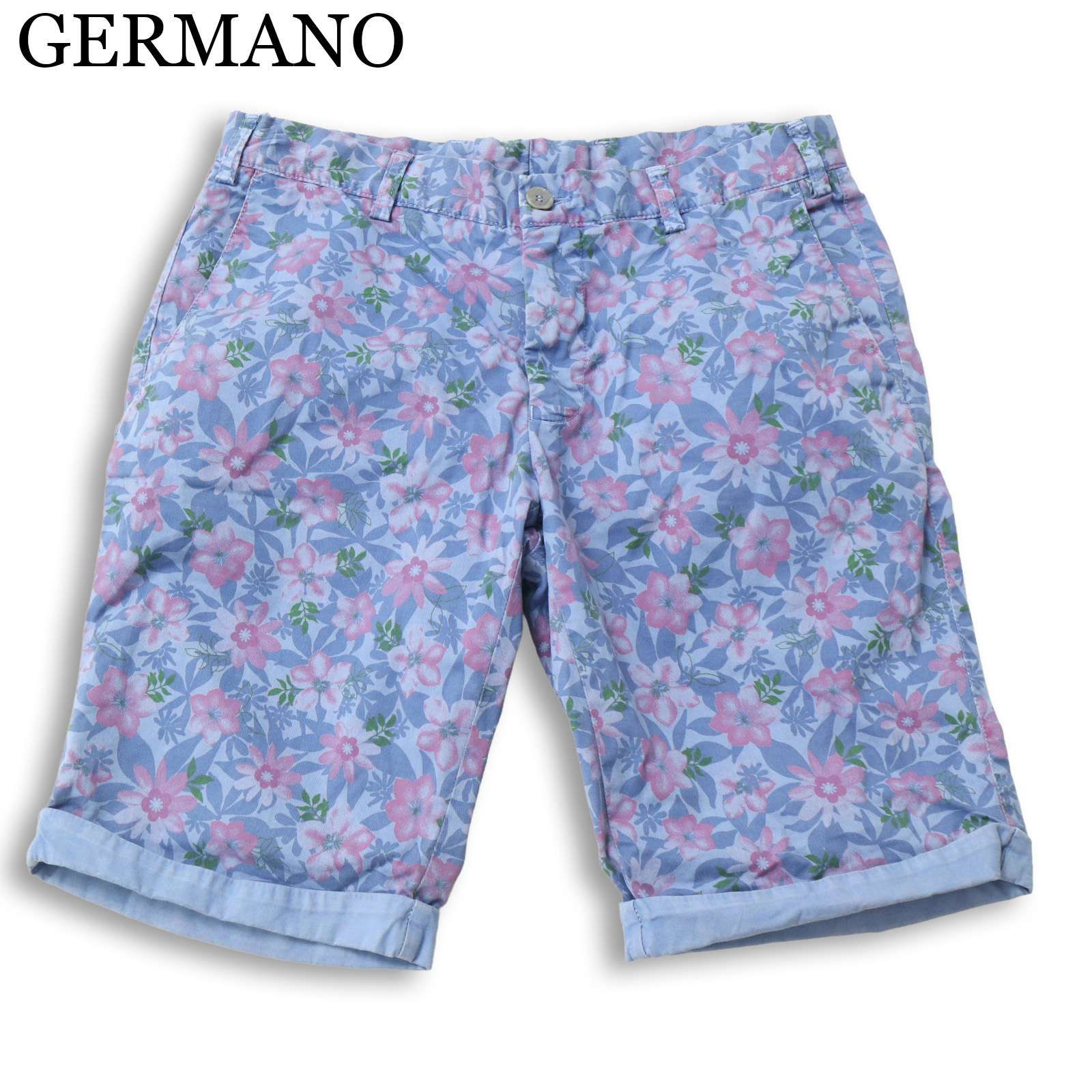 イタリア製☆ GERMANO ジェルマーノ 春夏☆ 花柄 フラワー総柄