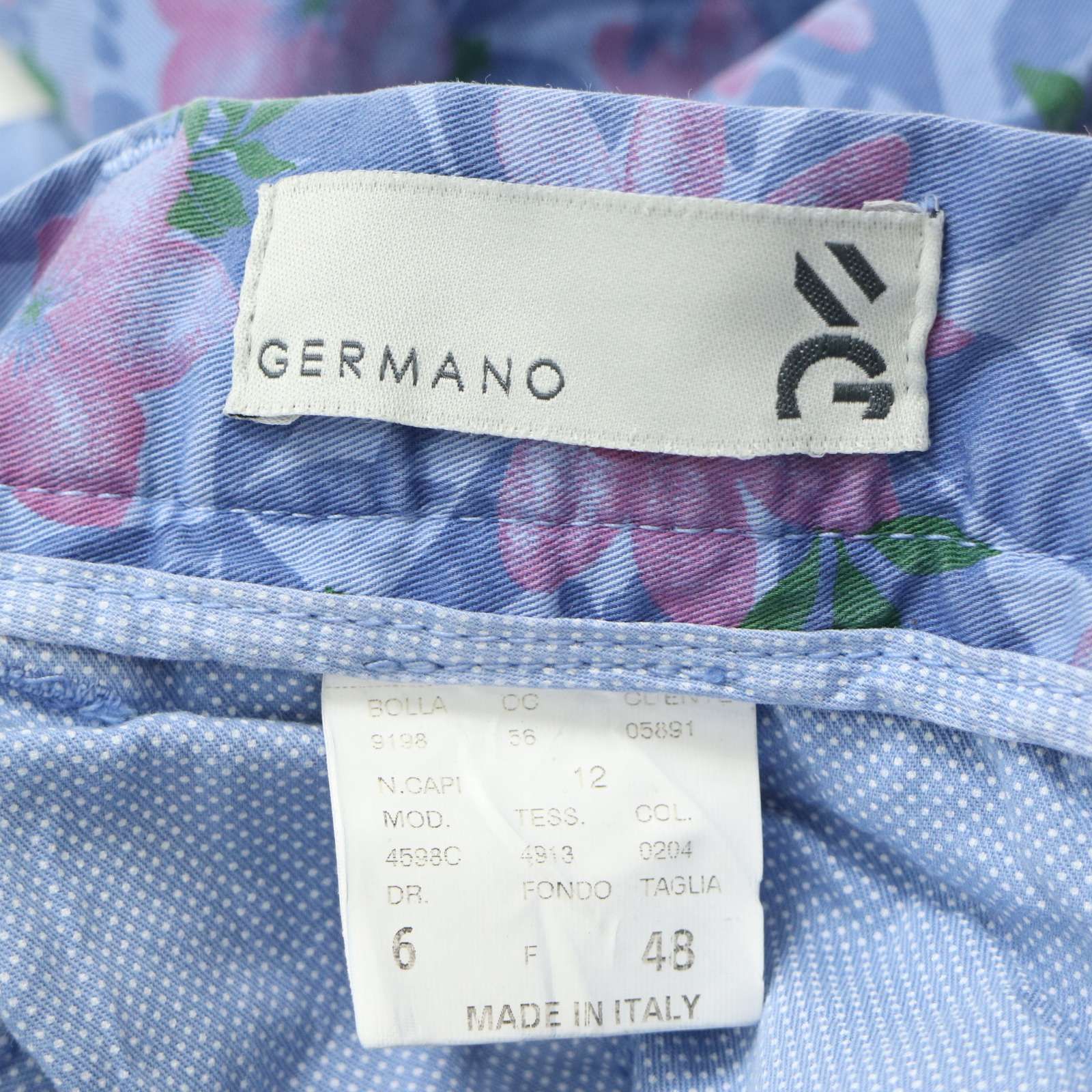 イタリア製☆ GERMANO ジェルマーノ 春夏☆ 花柄 フラワー総柄