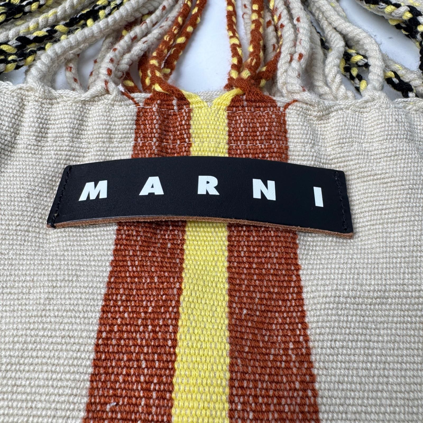 マルニ MARNI マルニマーケット ハンモックバッグ エクリュ トート