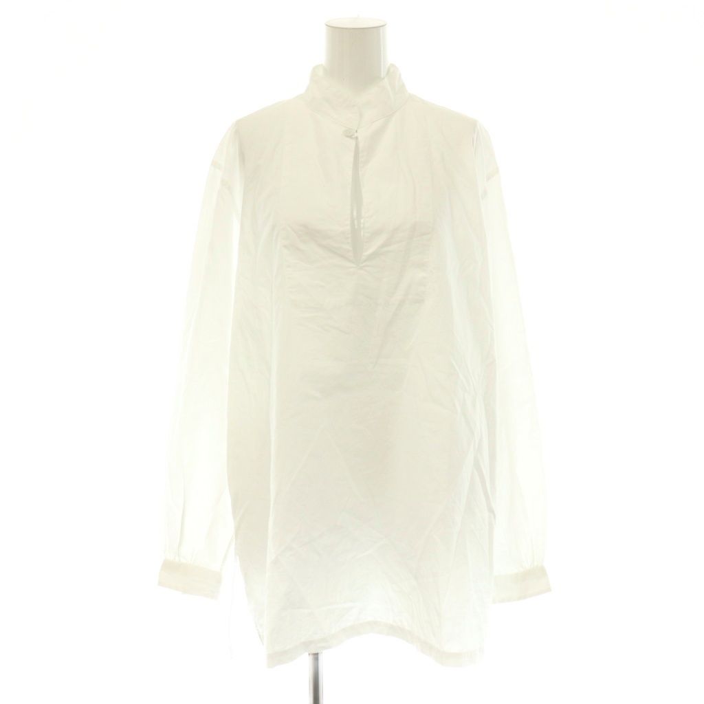 ソウボウ SOWBOW MANDARIN COLLAR Pullover シャツ 長袖 プルオーバー 1 ホワイト /DO ■OS ■SH