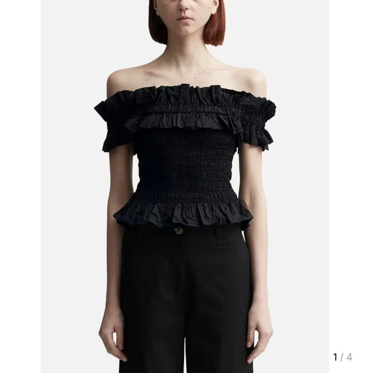 新品 GANNI オフショルダー トップス (SANDRO maje ZARA COS SELF PORTRAIT