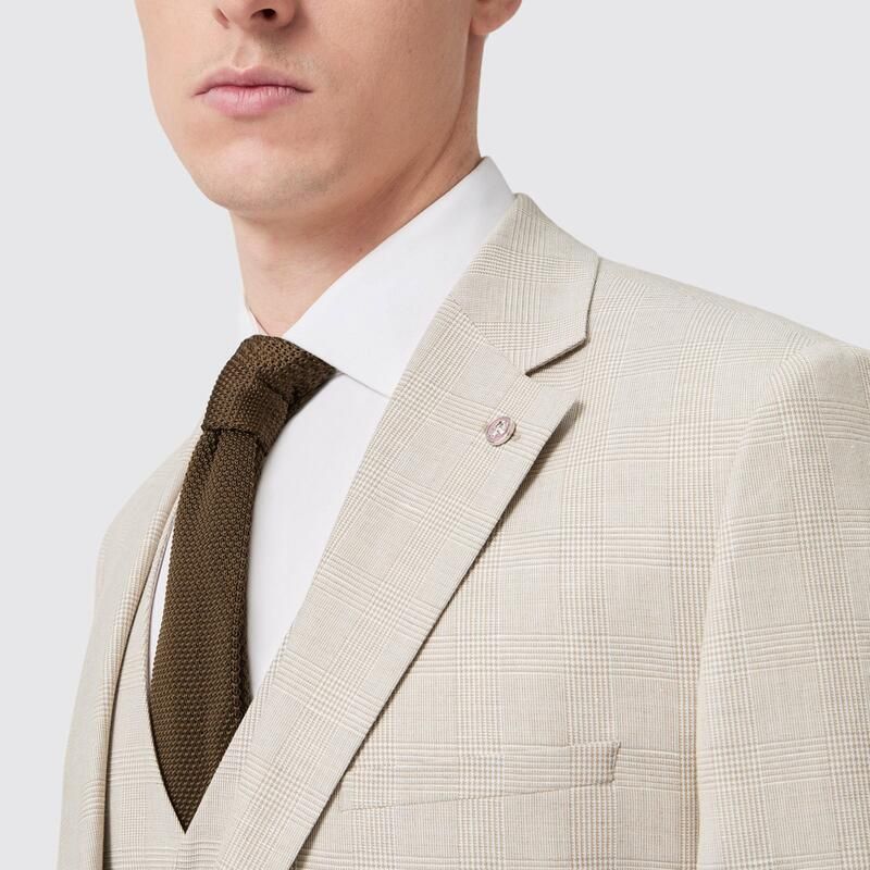 ツイステッド テイラー メンズ アウター ジャケット・ブルゾン スリムフィット Twisted Tailor Mens Beckford Slim Fit Check Suit Jacket Grey