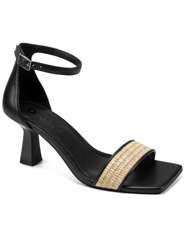 ダナ キャラン ニューヨーク レディース シューズ サンダル アンクル DKNY Womens Krazz Raffiankle Strap Sandals Black ブラック