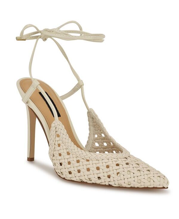 ナインウェスト レディース シューズ パンプス ヒール Nine West Womens Fessla Stiletto Heel Pointy Toe Dress Pumps Cream クリーム