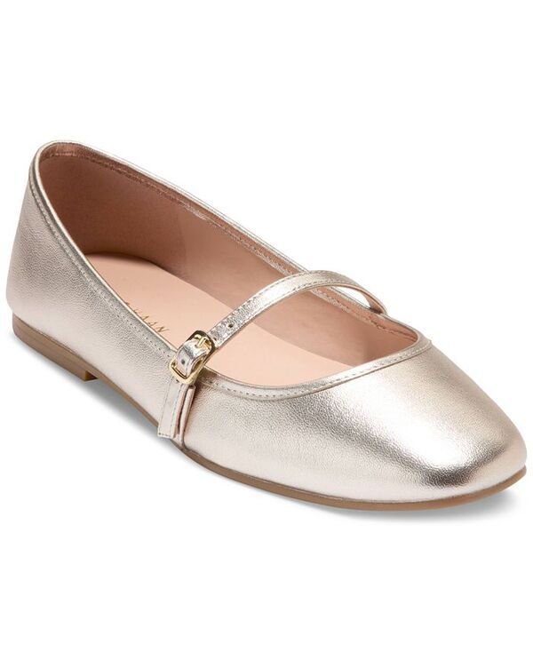 コールハーン レディース シューズ パンプス Cole Haan Womens Yelena Mary Jane Ballet Flats Soft Gold ゴールド