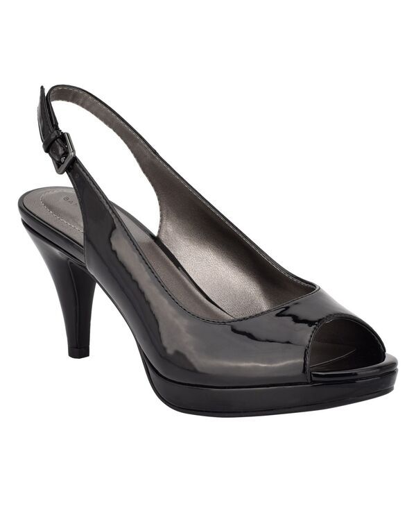 バンドリーノ レディース シューズ パンプス プラットフォーム サンダル Bandolino Womens Melt Peep Toe Slingback Platform Dressandals B