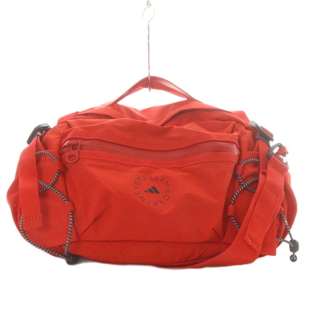 アディダス バイ ステラマッカートニー adidas by Stella McCartney マルチスポーツバッグ ウエストバッグ ショルダーバッグ 2way ナイロン レッド /YO14