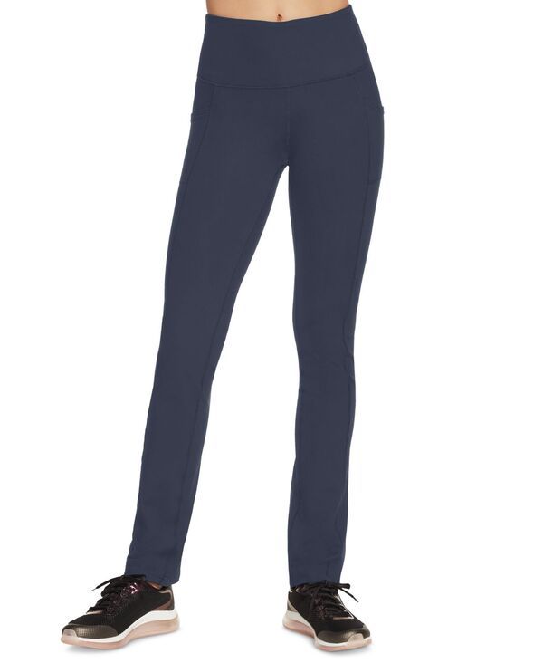 スケッチャーズ レディース ボトムス カジュアルパンツ パンツ Skechers Womens High Waisted Gowalk Joy Pants Blue Iris ブルー