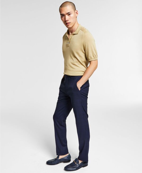 バースリー メンズ ボトムス カジュアルパンツ ウール Bar III Mens Skinny Fit WrinkleResistant WoolBlend Suit Separate Pant Na
