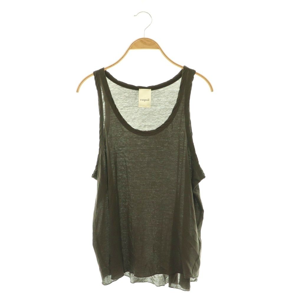 ラスパイユ raspail MUSE de Deuxieme Classe別注 26SS Layered ノースリーブトップス タンクトップ F ダークブラウン /ES ■OS