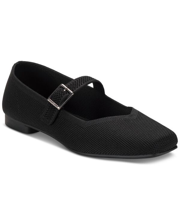 スタイルアンドコー レディース シューズ パンプス Style Co Womens Broadwayy Mary Jane Flats Black Knit ブラック