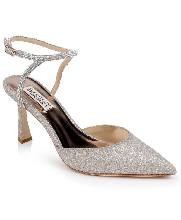 バッジェリーミシュカ レディース シューズ パンプス アンクル Badgley Mischka Womens Kamilah Ankle Strap Evening Pump Champagne Gl