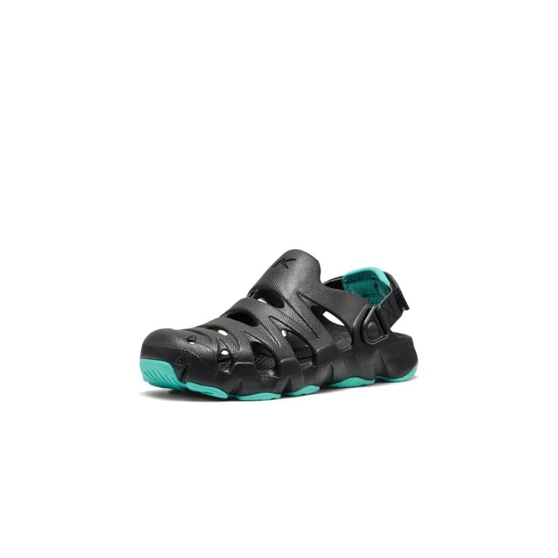 【新品】 [キーン] キッズサンダル HYPERFLT(20.0~23.5cm) ハイパーエフエルティー ユニセックス子供 BLACK/BRIGHT AQUA 20.0 cm