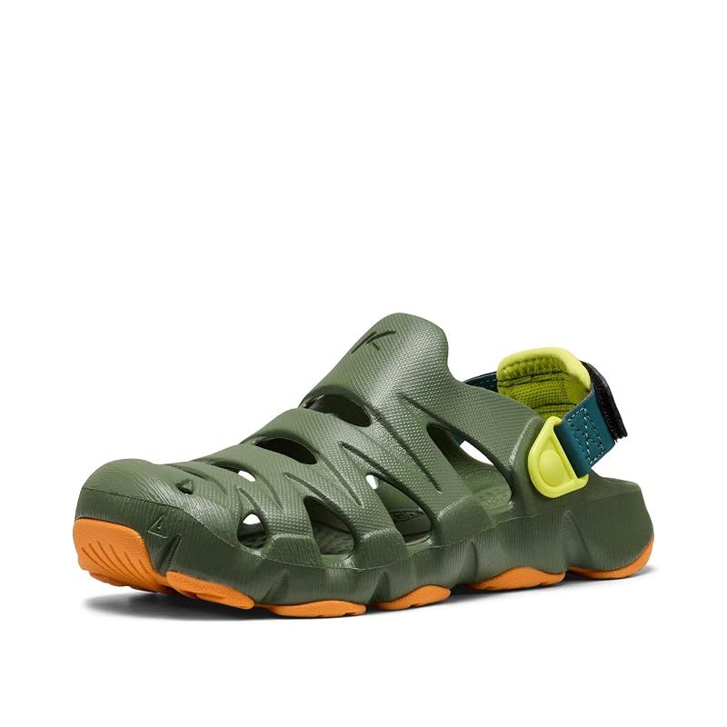 【新品】 [キーン] キッズサンダル HYPERFLT(20.0~23.5cm) ハイパーエフエルティー ユニセックス子供 BRONZE GREEN/ORANGE PEEL 20.0 cm