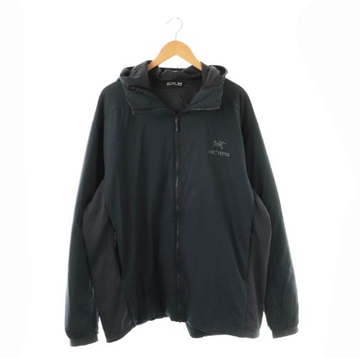 アークテリクス ARC'TERYX Atom Hoody Mジャケット ジップアップ 中綿 アウター ロゴ ワンカラー XXL 紺 ネイビー /BB ■OS ■AD ▲H