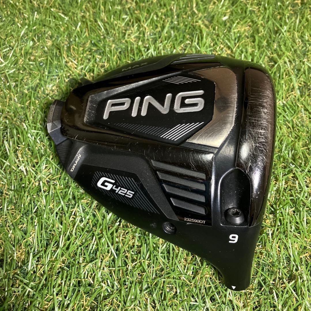 ヘッドのみ PING G425 MAX ドライバー 1W9° ピン - メルカリ
