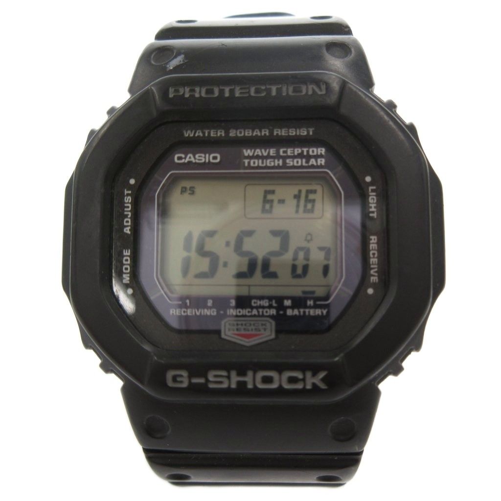 カシオジーショック CASIO G-SHOCK TheG 腕時計 ウォッチ 電波ソーラー デジタル ブラック GW-5600J-1JF /FF
