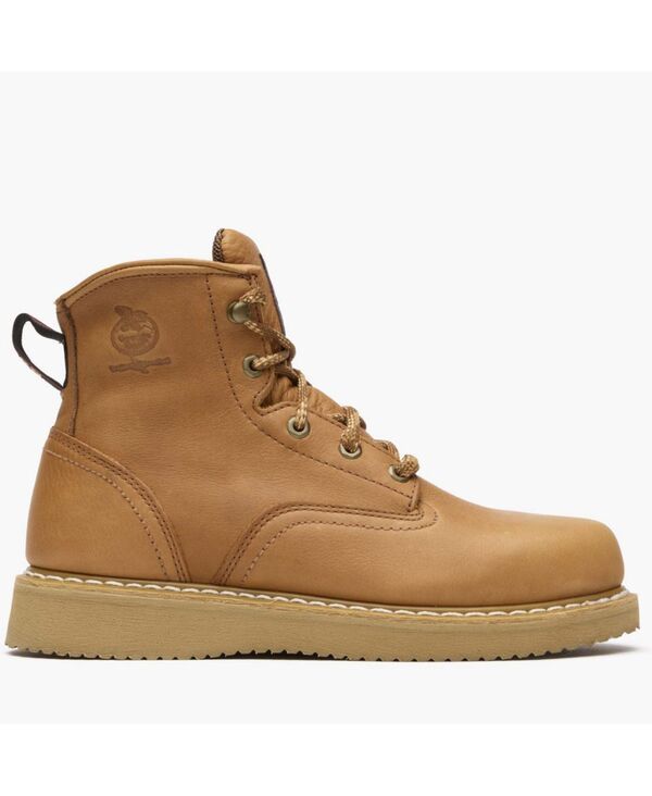 ジョージブーツ メンズ シューズ ブーツ・レインブーツ GEORGIA BOOT Mens Wedge Work Boot Barracuda gold ゴールド