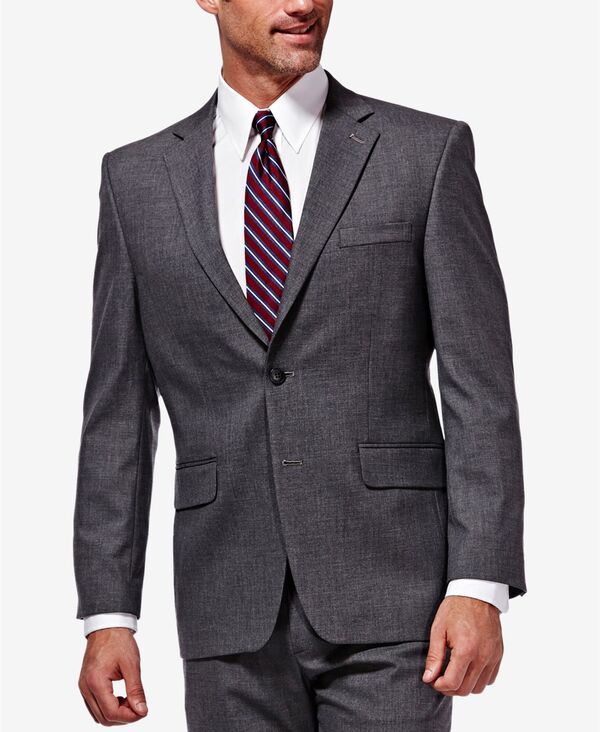 ハガー メンズ アウター ジャケット・ブルゾン ジャケット Haggar JM Mens Premium Stretch Classic Fit Suit Jacket Dark Grey グレー