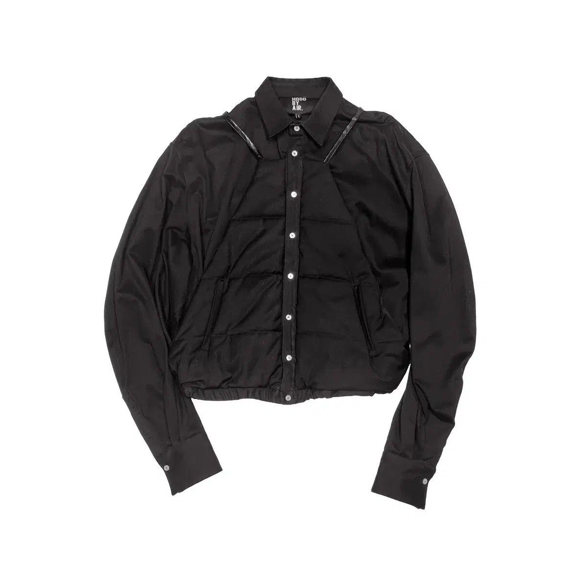 WHOフーディーバイエア - 16FW パデッド シャツ - ブラック - L