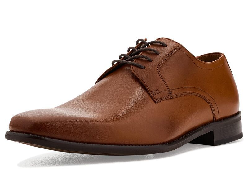 ジョンストンアンドマーフィー メンズ シューズ オックスフォード Johnston Murphy Burke Plain Toe Brown Full Grai ブラウン