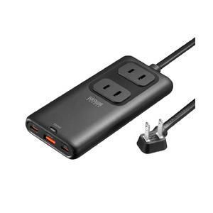 【新品・5営業日で発送】SANWASUPPLY サンワサプライ スリムタップ(AC2個口・USB-C×2+USB-A×1・PD100W)(TAP-SLIM7U-15BK)