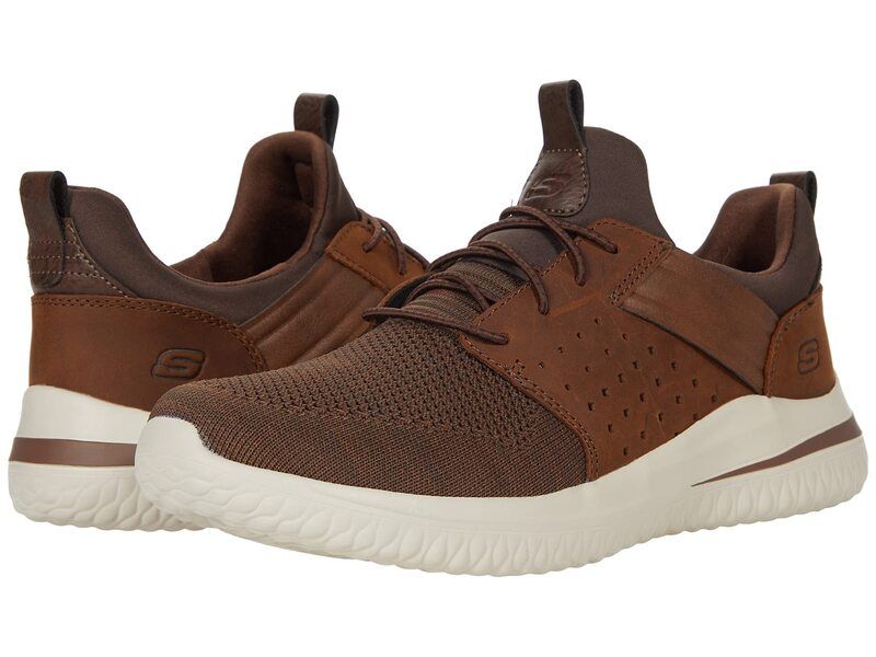 スケッチャーズ メンズ シューズ スニーカー SKECHERS Delson 30 Cicadark Brown ブラウン