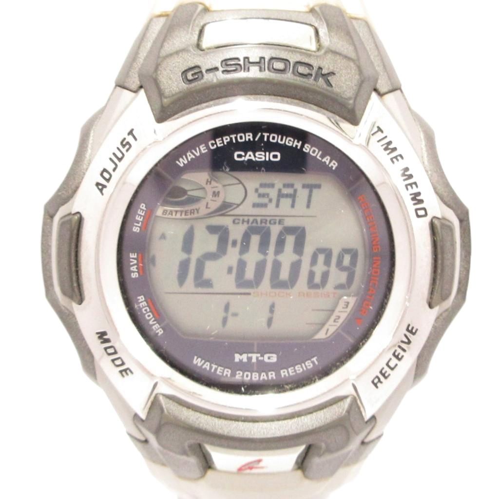 ジーショック G-SHOCK MT-G デジタル腕時計 ウォッチ 電波 タフソーラー デジタル シルバーカラー MTG-900DJ-8BJF /JS