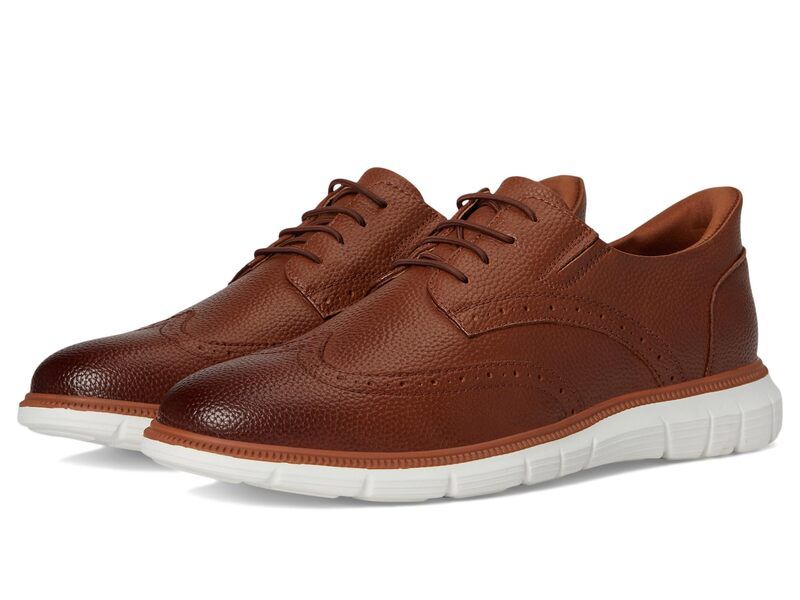 マークジョセフニューヨーク メンズ シューズ オックスフォード Marc Joseph New York Hill Street Hands Free Technology Cognac Grainy