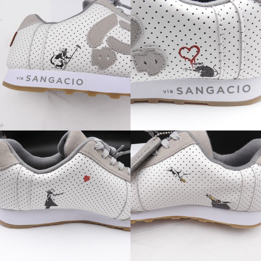via SANGACIO サンガッチョスニーカー 未使用品 27.5cm 箱付き